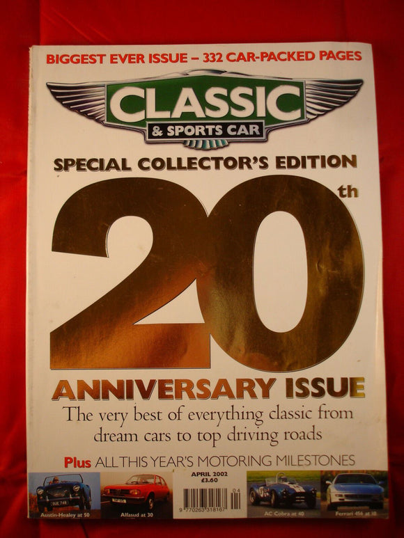 Classic and Sports car magazine - April 2002