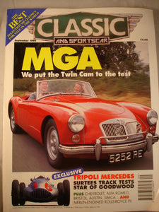 Classic and Sports car magazine - September 1995 - MG MGA