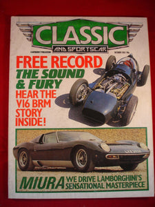 Classic and Sports Car - October 1983 - Lamborghini Miura