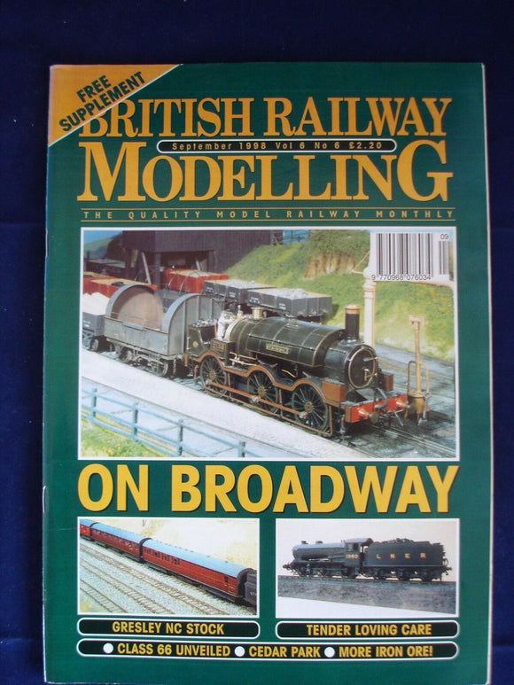 1 - BRM  British Railway Modelling - September 1998 - Gresley NC stock