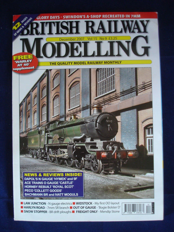1 - BRM  British Railway Modelling - December 2007 - BR drift ploughs