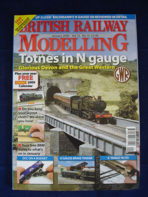 1 - BRM  British Railway Modelling - Jan 2009 - Layout cleaning - Tango in OO