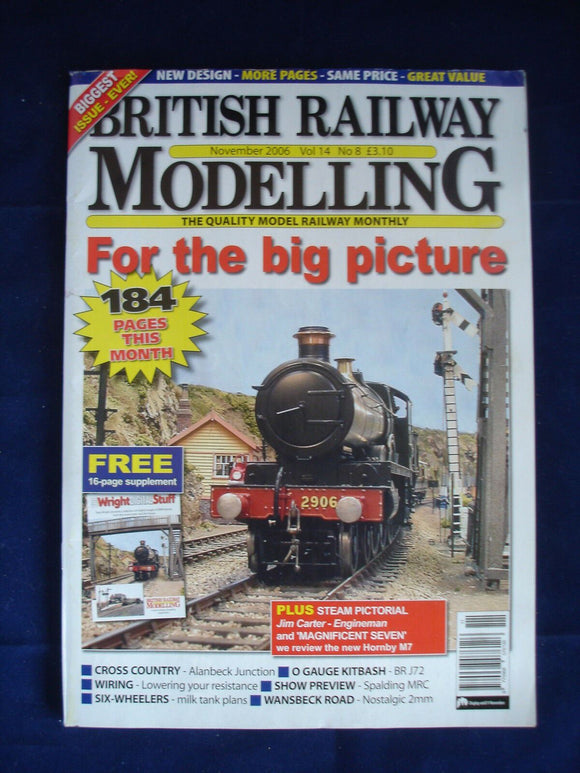1 - BRM  British Railway Modelling - November 2006 - Alenbeck - Milk tank plans