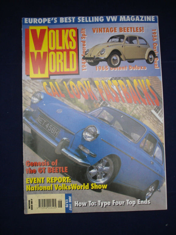 1 - Volksworld VW Magazine - June 1997 - Type four top ends -  cal fastbacks