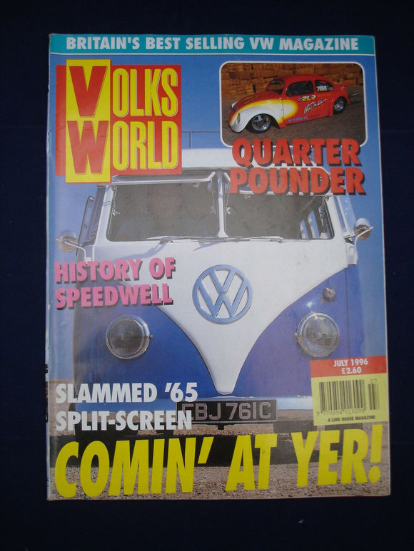 1 - Volksworld VW Magazine - Juiy 1996 - Slammed '65 split screen