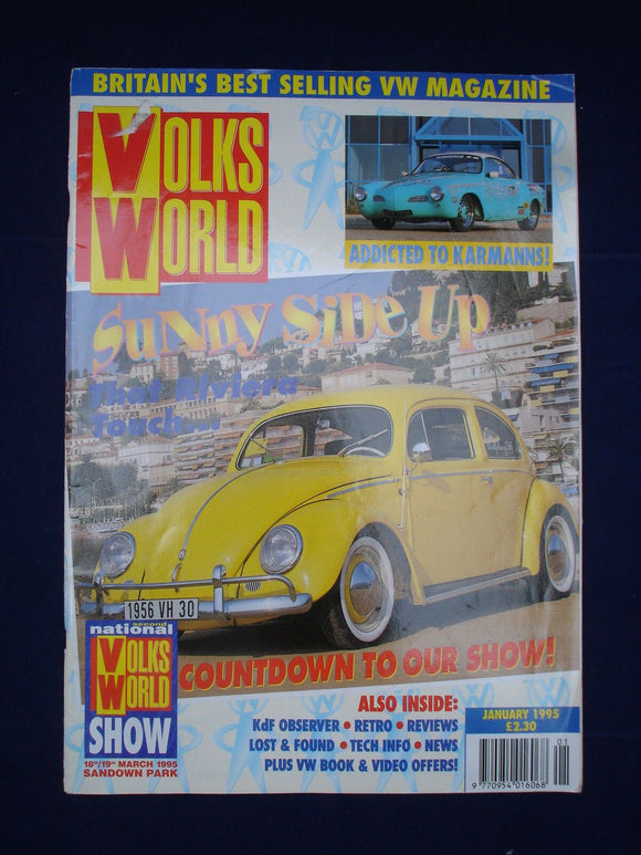 1 - Volksworld VW Magazine - Jan 1995 - addicted to Karmanns