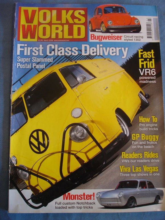 Volksworld VW Mag - March 2008 - Split van - engine build tips - Notchback