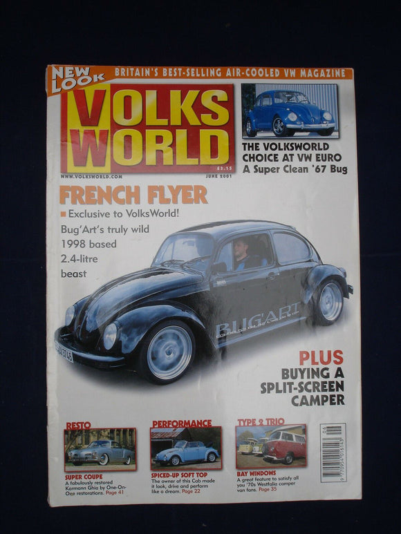 1 - Volksworld VW Magazine - June 2001 Westphalia trio