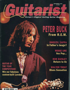 Guitarist magazine - November 1991 - Peter Buck - R.E.M.