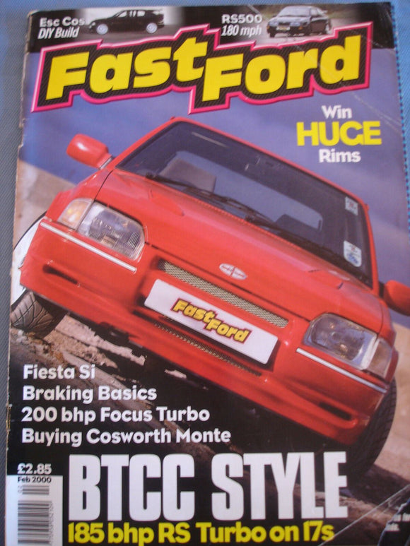 Fast Ford feb 2000 - RS turbo - Cosworth Monte Buying guide - RS500 - Braking