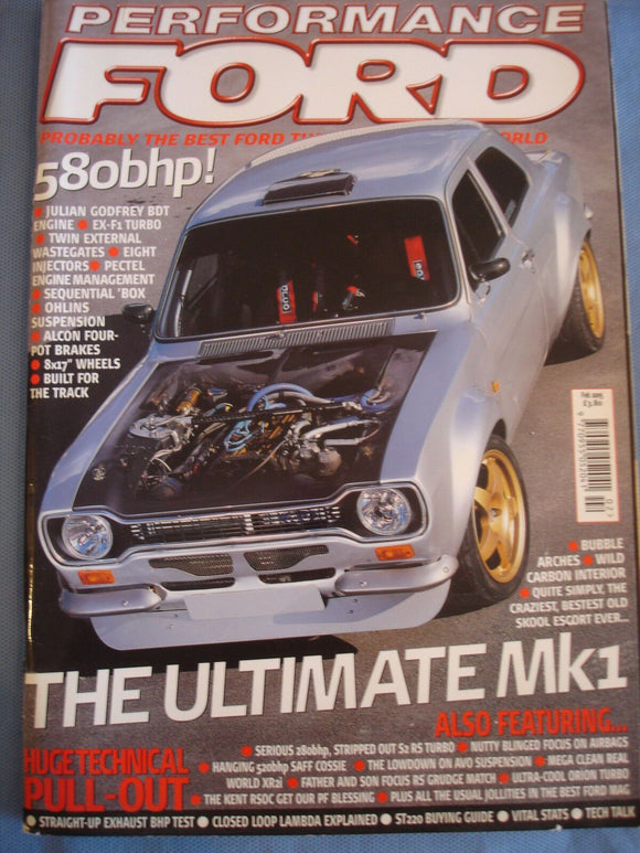 Performance Ford Mag 2005 - Feb - Ultimate MK1 Escort - St220 guide