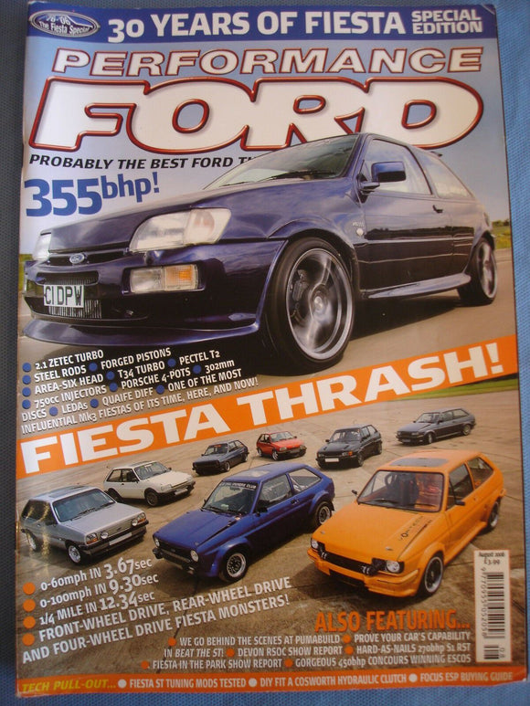 Performance Ford mag - Aug - Fiesta 30 year special edition