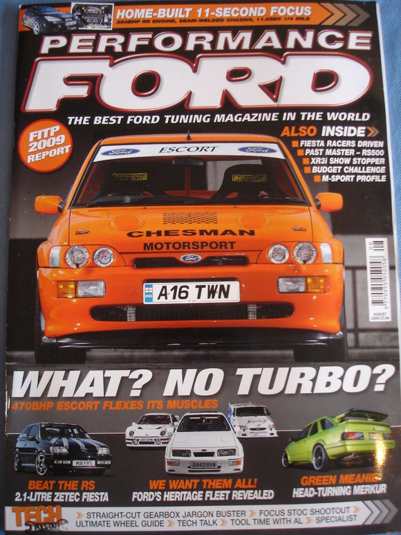 Performance Ford mag 2009 - Aug - wheel guide - Ford's heritage fleet