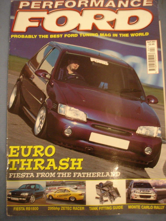 Performance Ford Mag 2001 - Apr - Rs1800 - S1 Escort RS Turbo