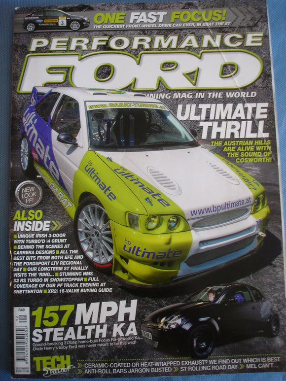 Performance Ford Mag 2008 - Dec - Ka - Anti roll bars - xr2i 16V buying guide