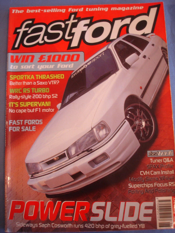 Fast Ford Mag 2003 - June - Modify xr4x4 -porting and polishing - cvh cam change