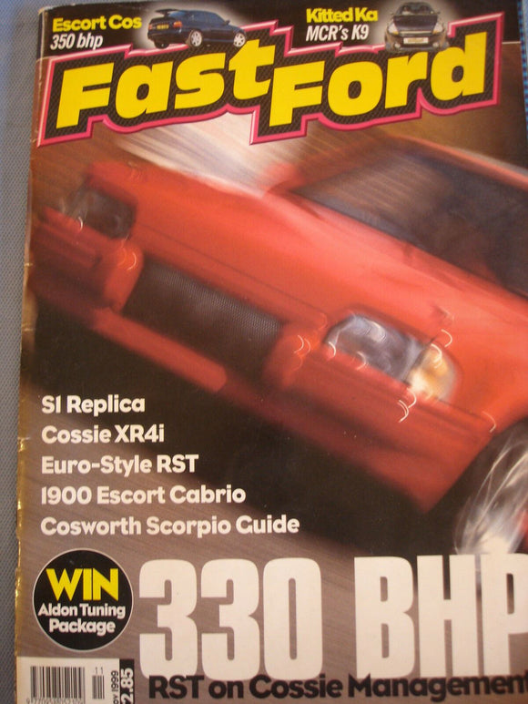Fast Ford Nov 1999 - Xr4i - RS turbo - Cosworth Scorpio guide - Ka