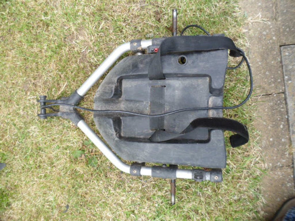 Clubbers electric golf trolley  parts -  battery tray and frame assembly