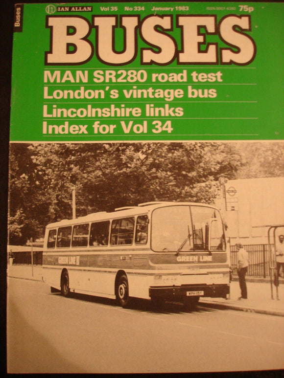 Buses Magazine January 1983 - MAN SR280 road test, Londons' vintage bus
