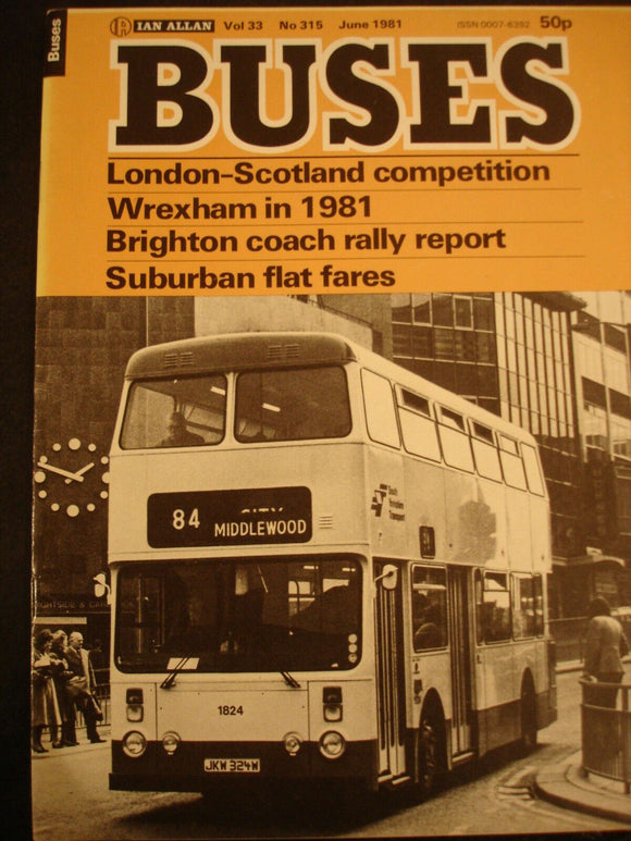 Buses Magazine June 1981 -  Brighton coach rally