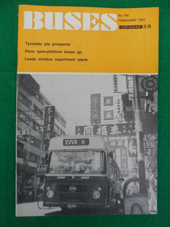 Buses Illustrated - February 1970 - Leeds central service
