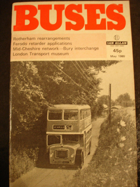 Buses Magazine May 1980 Rotherham, Ferodo, Mid-Cheshire Network