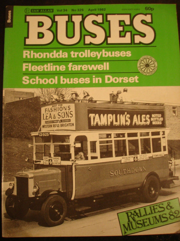 Buses Magazine April 1982 - Rhondda trolleybuses, Fleetline farewell