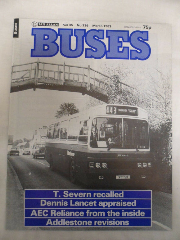 Buses Magazine -March 1983 - Dennis Lancet