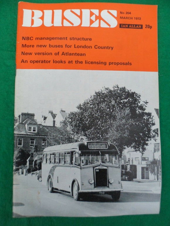 Buses Magazine - March 1972 - New version of Atlantean
