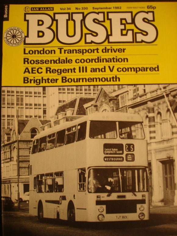 Buses Magazine September 1982 - AEC regent III and V compared