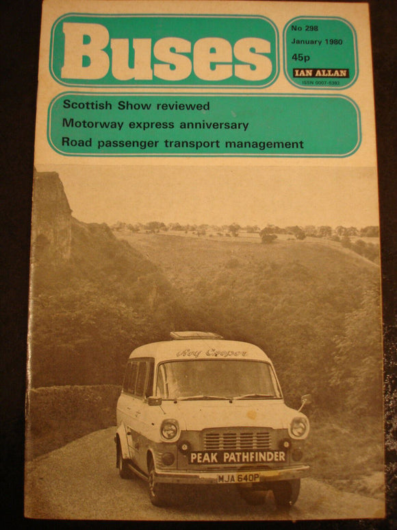 Buses Magazine January 1980 Scottish show, Motorway Express, Road passenger