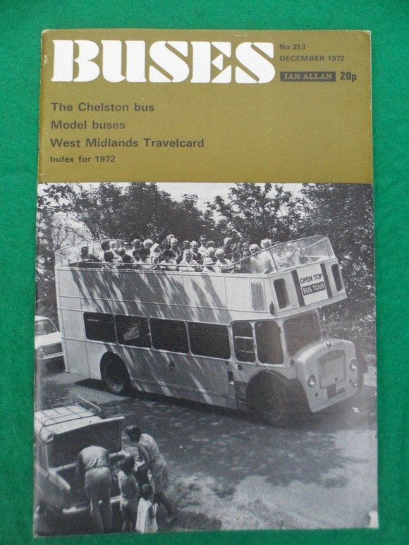 Buses Magazine - December 1972 - Chelston - Model Buses