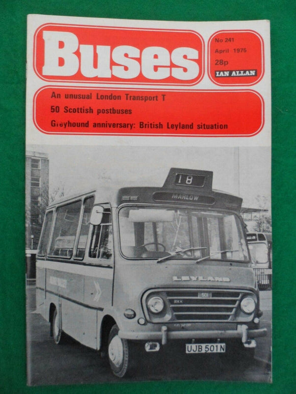 Buses Magazine - April 1975 - 50 Scottish Postbuses
