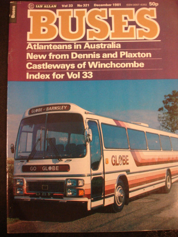 Buses Magazine December 1981- New Dennis and Plaxton