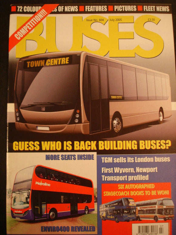 Buses Magazine July 2005 - Enviro400, First Wyvern, Newport profiled
