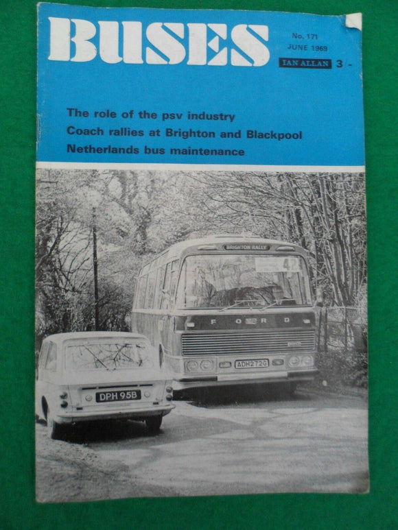 Buses Illustrated - June 1969 - Netherlands bus maintenance