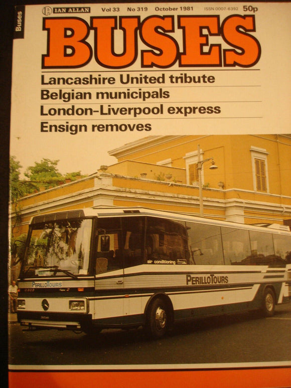 Buses Magazine October 1981 - Belgian municipals, Lancashire United tribute