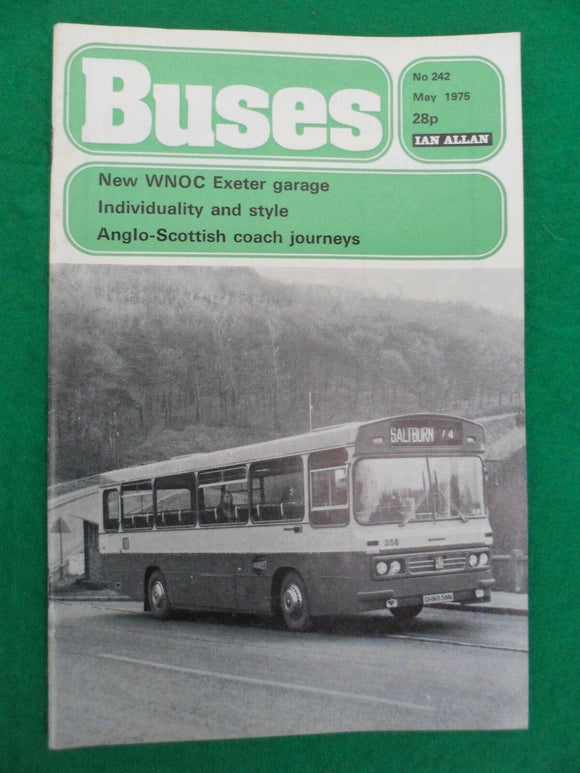Buses Magazine - May 1975 - Anglo Scottish coach journeys