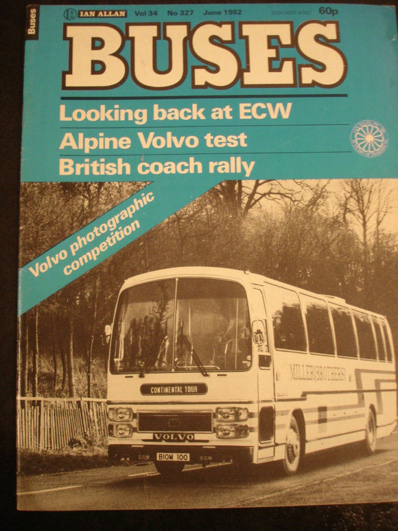 Buses Magazine June 1982 - Alpine Volvo test, Looking back at ECW
