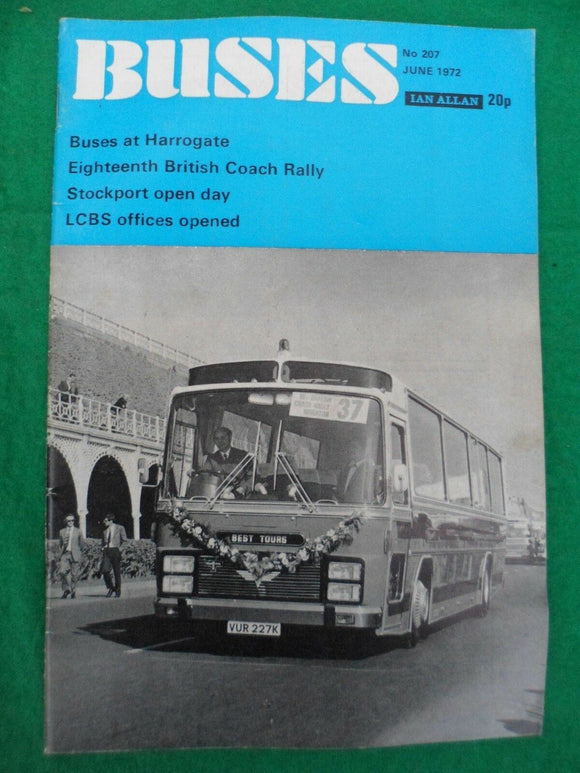 Buses Magazine - June 1972 - Buses at Harrogate