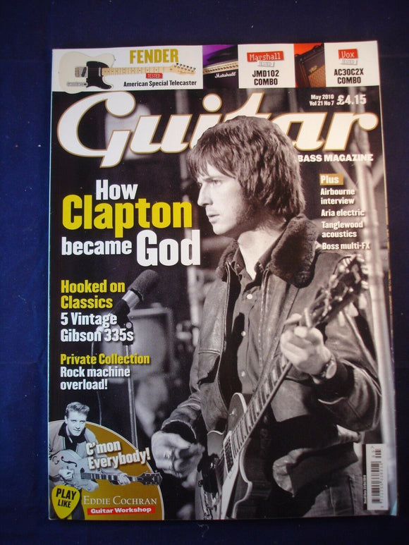 Guitar and Bass magazine - May 2010 - Clapton - Eddie Cochran