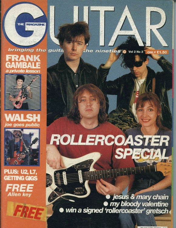 Guitar magazine - Volume 2 Number 3 - Rollercoaster Special