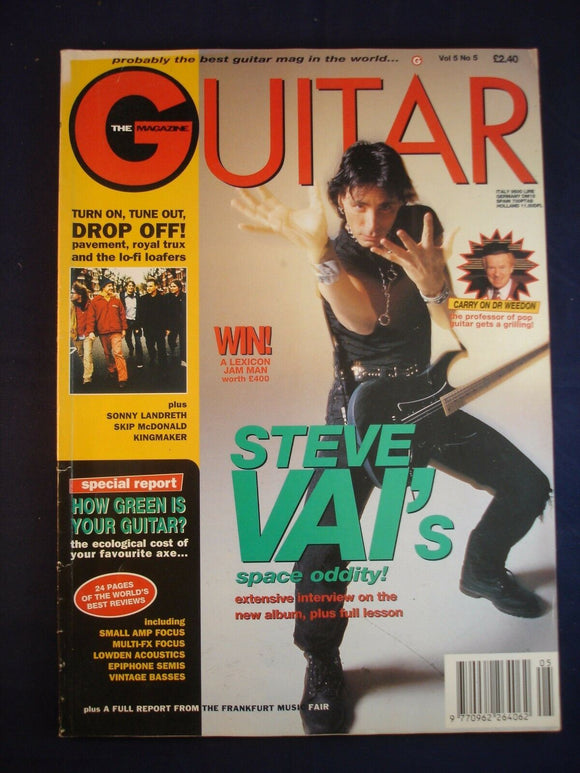 Guitar magazine - Volume 5 Number 5 - Steve Vai