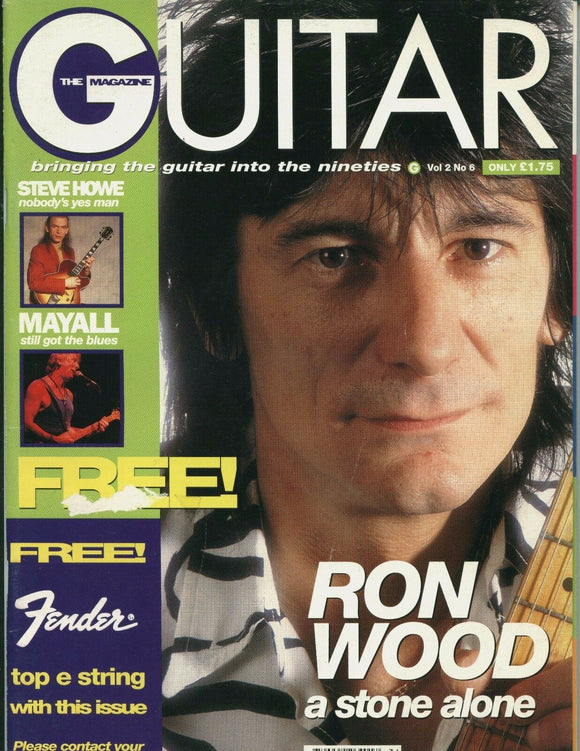 Guitar magazine - Volume 2 Number 6 - Ron Wood