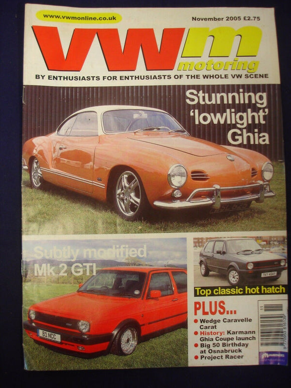 VW Motoring - November 2005 - Ghia - GTi - Caravelle Carat