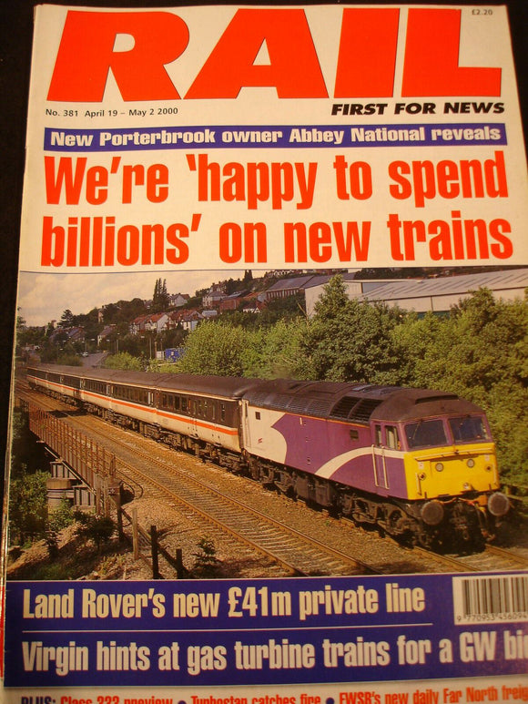 Rail Magazine 381 Class 333 preview, EWSR daily far North Freight