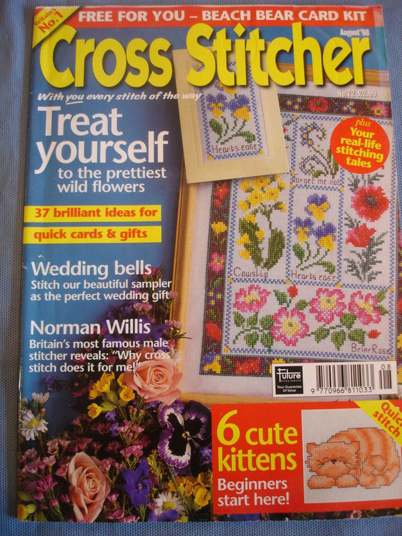 Cross stitcher magazine - August 98 - quick cards and gifts