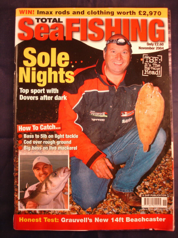 Total Sea Fishing Magazine - Nov 2004 - Cod - Sole - Bass on light tackle