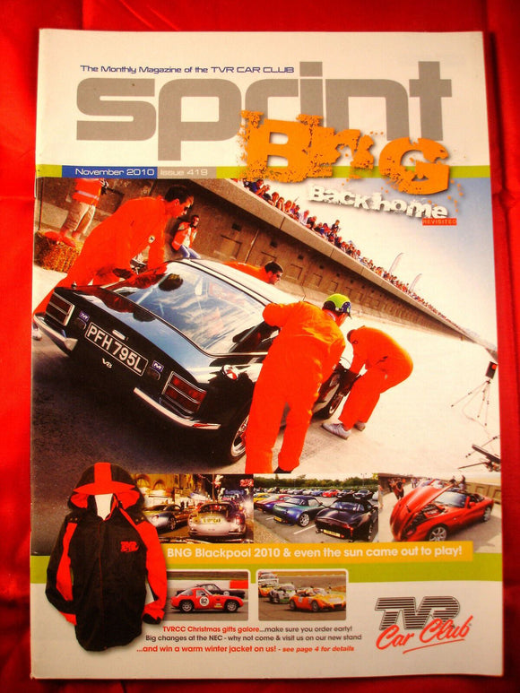 TVR Owners Club Sprint Magazine issue 419 - November 2010