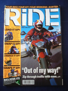 Ride Magazine - March 2001 - Kawasaki ZXR 750